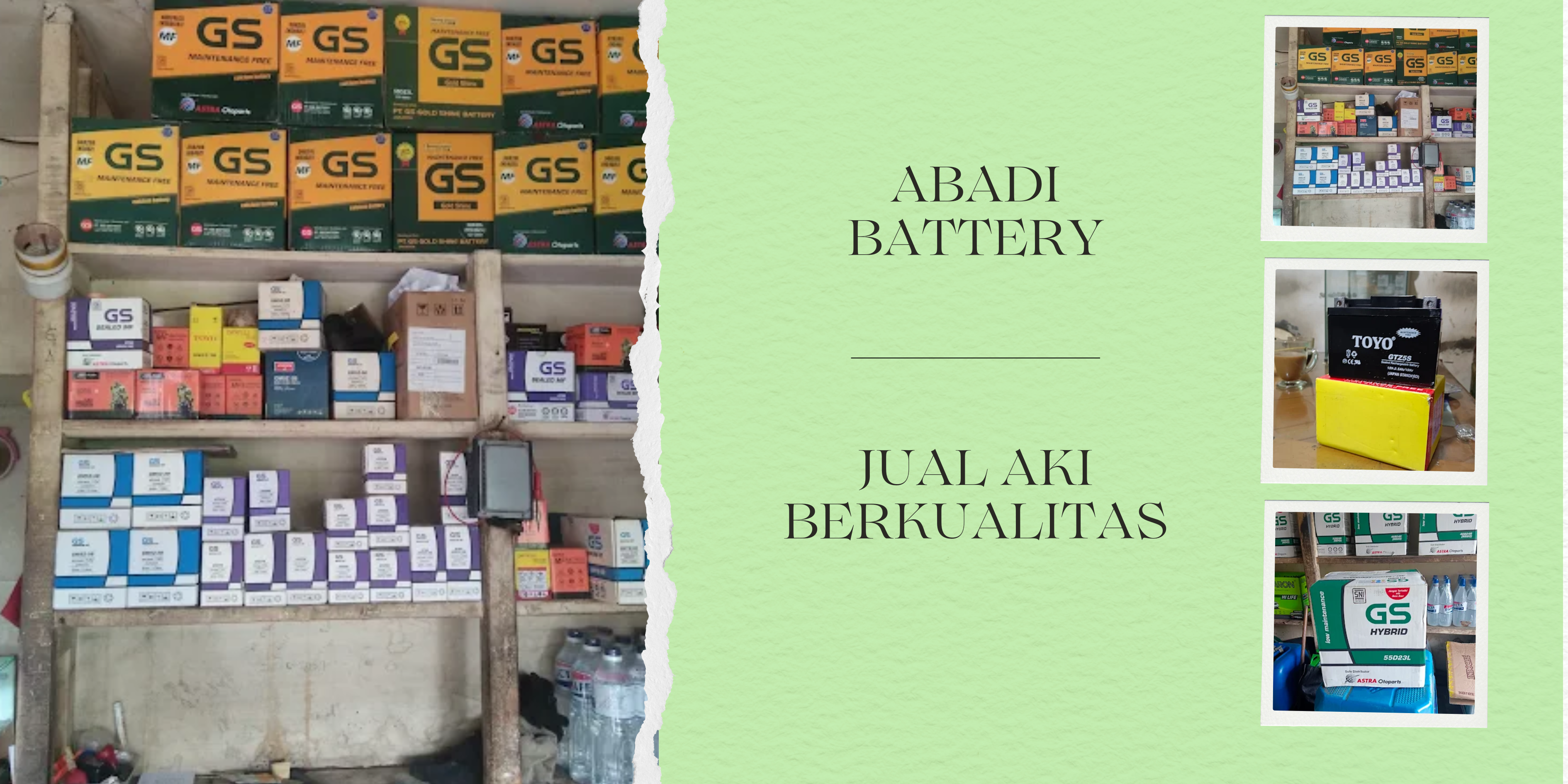 Setrum Aki Mobil Motor Mulai 30 Ribuan - Abadi Battery